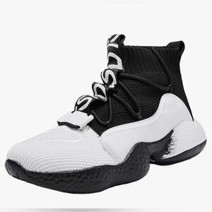 ZGRZPMGR Men's Sneakers (Unisex) High Gang Basketball Shoes Light -Sz 42 Size 10